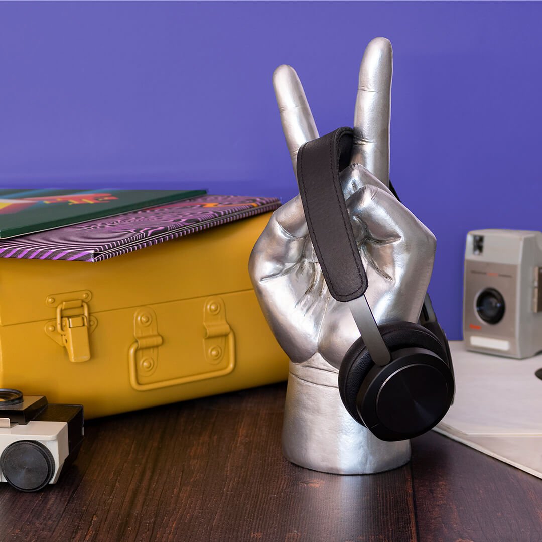 "Peace Out" Hand Headphone Stand
