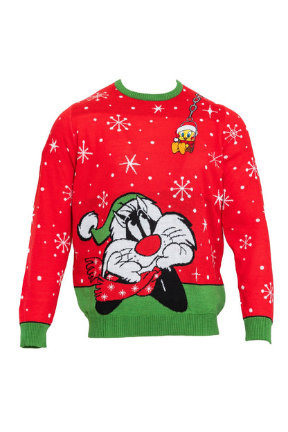 Looney Melodien Weihnachtspullover