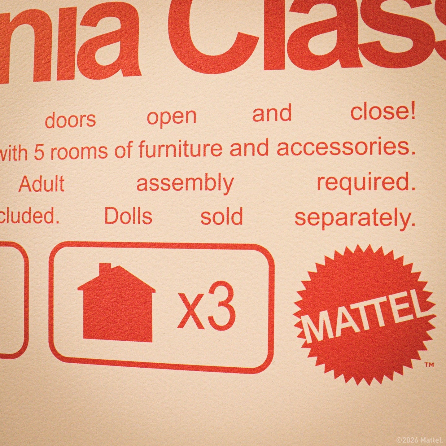 Affiche collector Barbie - ™ California Classic DreamHouse™