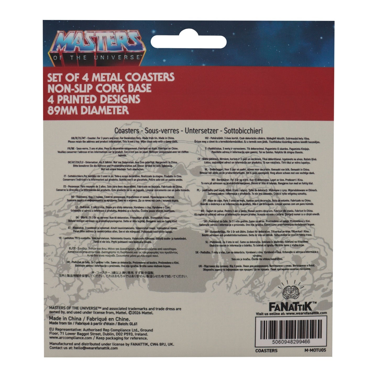 Set de 4 sous-verres métal imprimés Masters of the Universe - ™SSet de 4 sous-verres métal imprimés Masters of the Universe - ™oSet de 4 sous-verres métal imprimés Masters of the Universe - ™uSet de 4 sous-verres métal imprimés Masters of the Universe - ™sSet de 4 sous-verres métal imprimés Masters of the Universe - ™-Set de 4 sous-verres métal imprimés Masters of the Universe - ™vSet de 4 sous-verres métal imprimés Masters of the Universe - ™eSet de 4 sous-verres métal imprimés Masters of the Universe - ™r