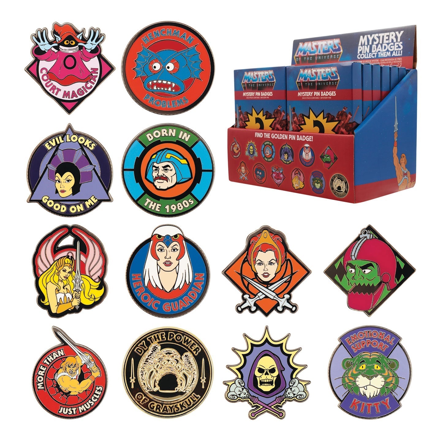 Display de 12 blind boxes Masters of the Universe - ™ - Mystery