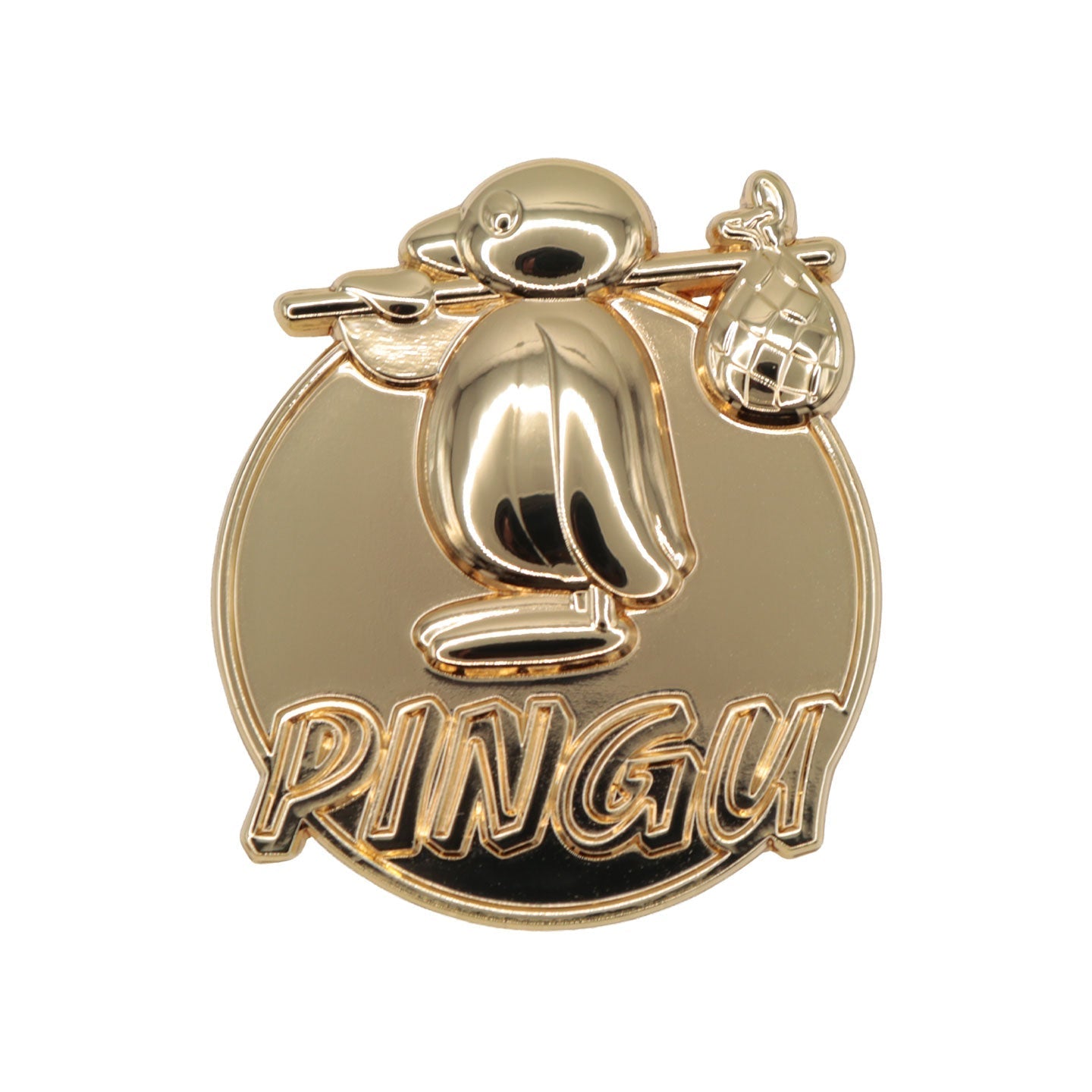 Pin’s Pingu - modèle doré