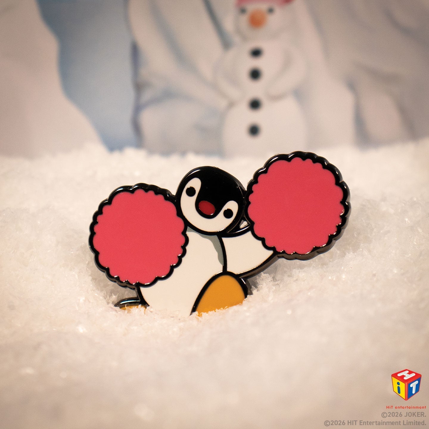 Display de 12 blind boxes Pingu - pin’s mystère - mise en situation 7