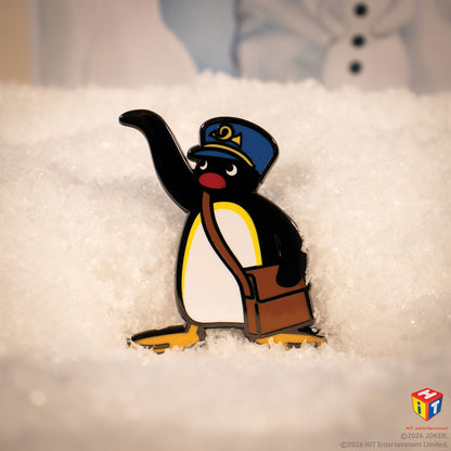 Display de 12 blind boxes Pingu - pin’s mystère - mise en situation 8