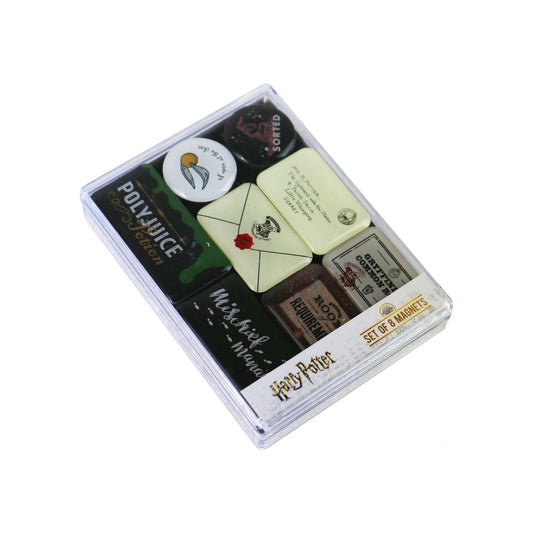 8-teiliges Harry Potter Epoxid-Magnetset – Hogwarts Artefakte