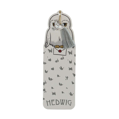 Lesezeichen mit Harry Potter Anhänger und Quaste – Hedwig