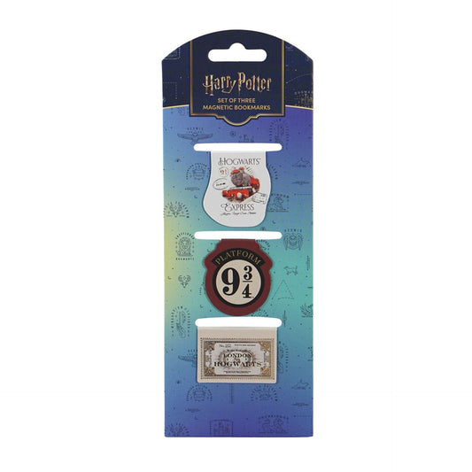 Harry Potter Magnet-Lesezeichen-Set - Auf dem Weg nach Hogwarts