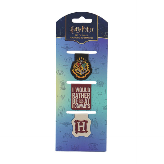 Harry Potter Magnetlesezeichen-Set – Hogwarts Häuser