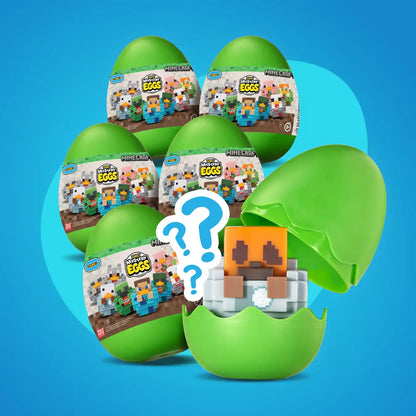 Pack de 6 Canards Minecraft Mystery Eggs TUBBZ