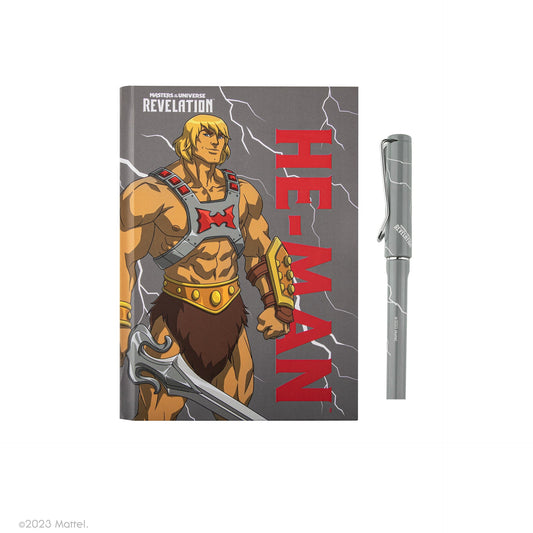 *Deluxe Set Notizbuch und Stift Musclor unter dem Donner