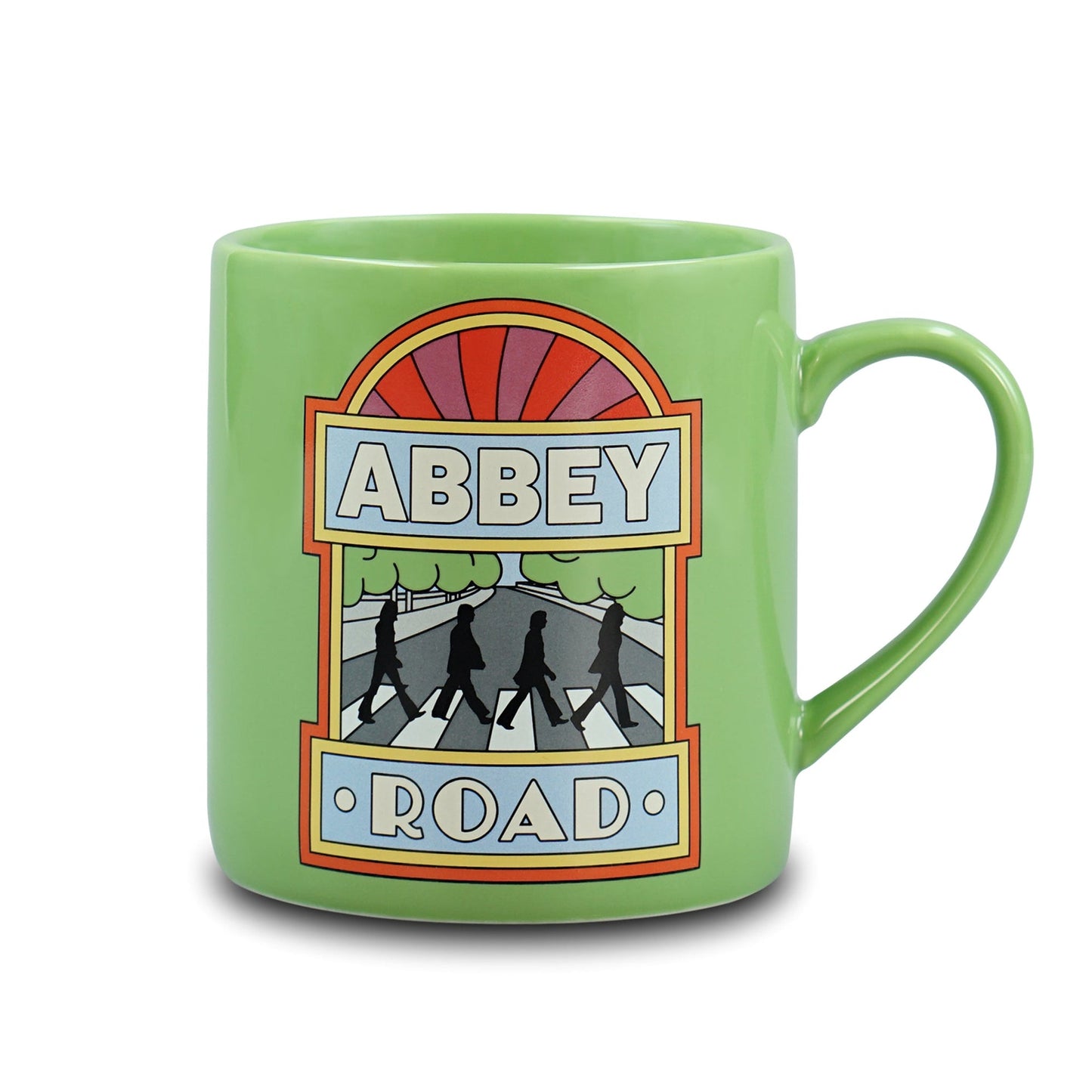 Tasse The Beatles - Abbey Road 370 ml mit Unterschriftenmotiv