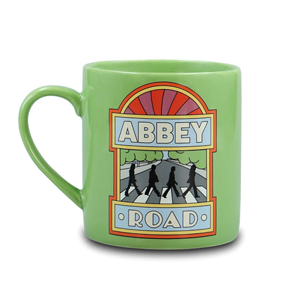 Tasse The Beatles - Abbey Road 370 ml mit Unterschriftenmotiv