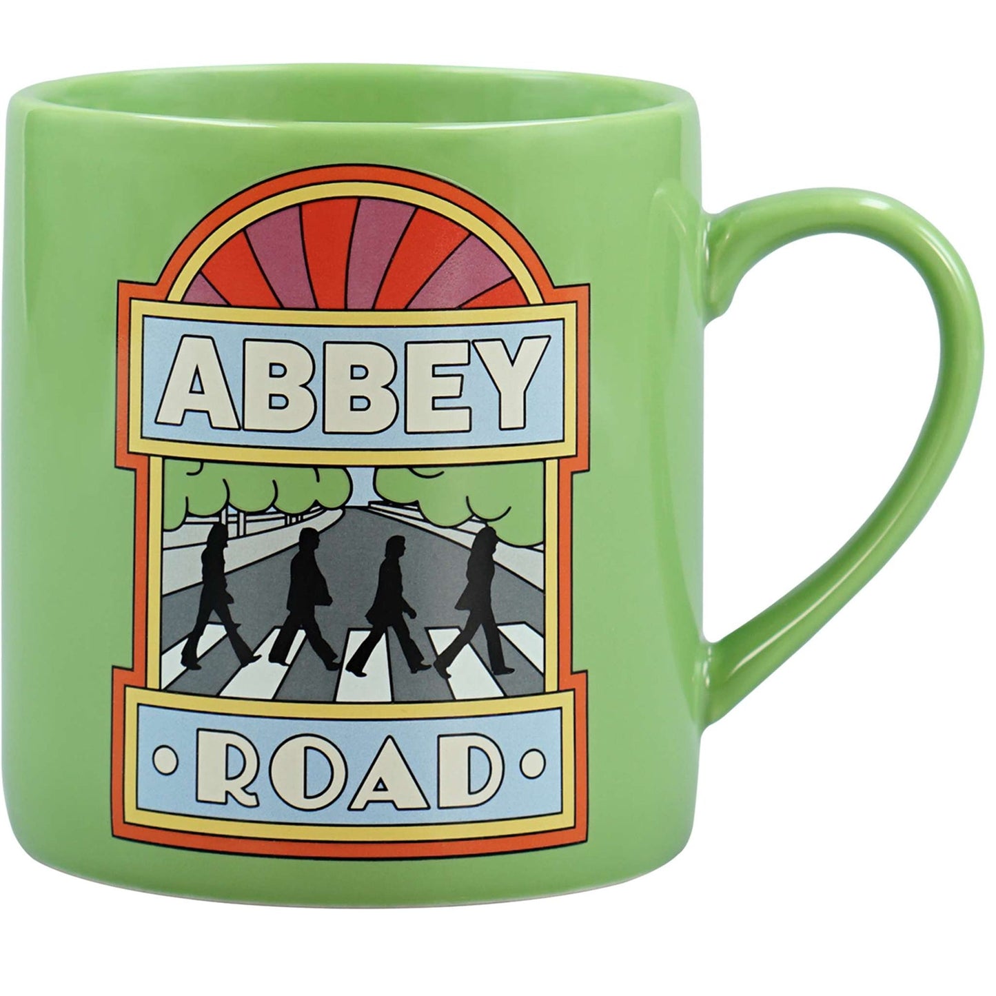 Tasse The Beatles - Abbey Road 370 ml mit Unterschriftenmotiv
