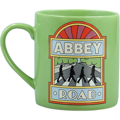 Tasse The Beatles - Abbey Road 370 ml mit Unterschriftenmotiv