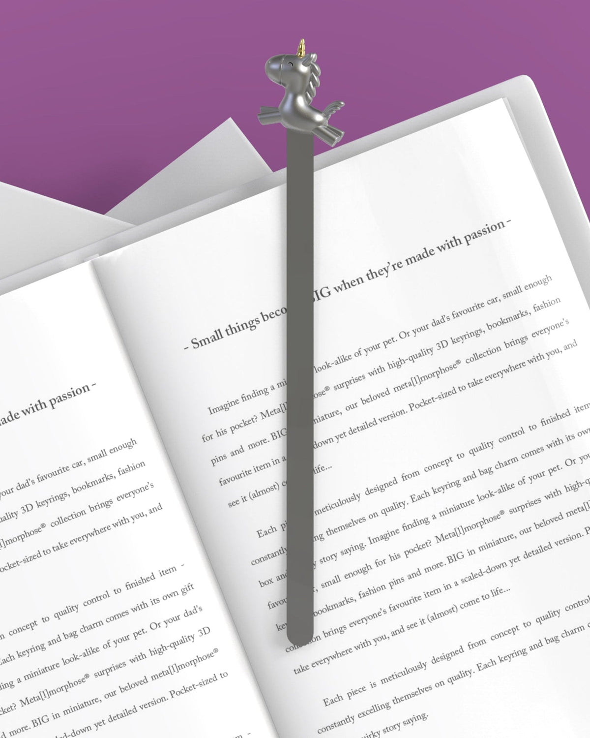 Marque Page Licorne Heureuse