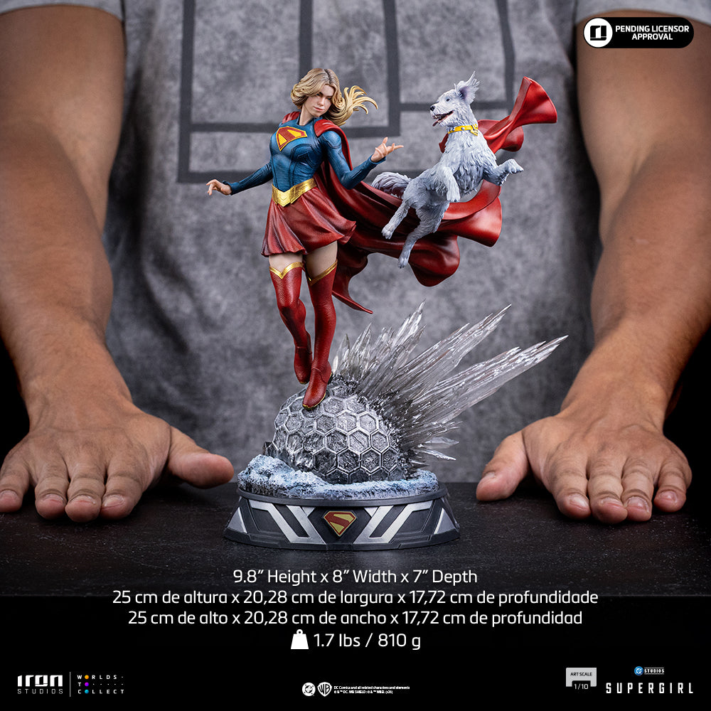 Statue Supergirl & Krypto – Supergirl Movie – Art Scale 1/10 – DC Comics