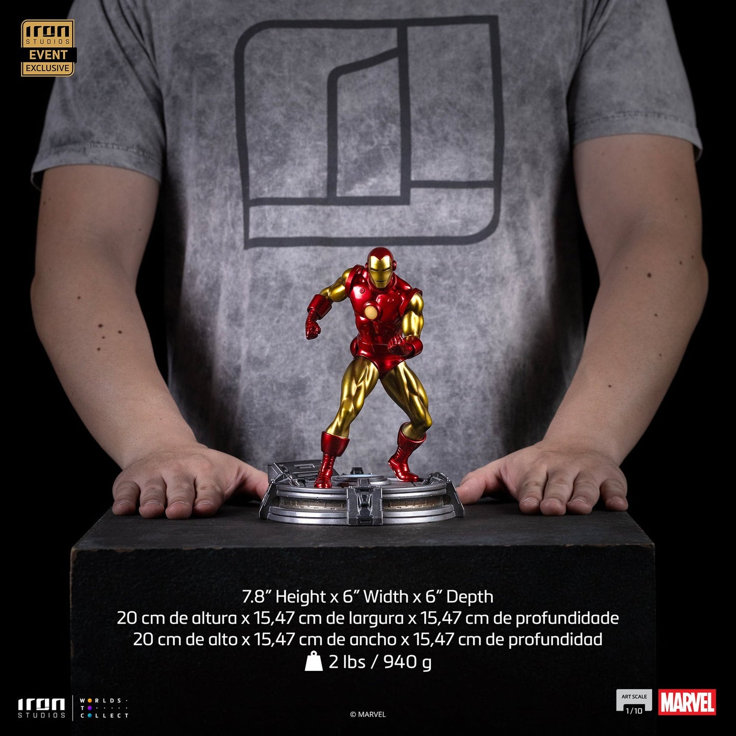 Iron Man Statue (CCXP Event Exclusive 2025) - Marvel Comics - Art Scale 1/10