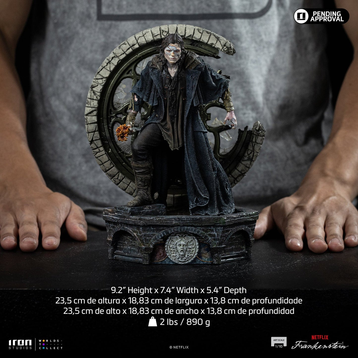 Statue Frankenstein's Monster - Guillermo Del Toro's Frankenstein - Art Scale 1/10