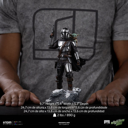 Statue Mandalorian und Grogu – The Mandalorian und Grogu Film – Art Scale 1/10 – The Mandalorian & Grogu