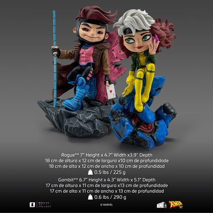 Gambit & Rogue Valentine's Set Figur – X-Men – Mini Co. – Marvel Comics