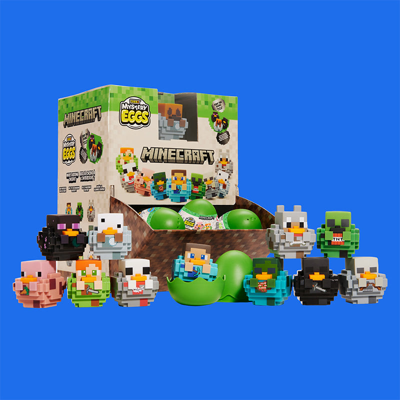 CDU de 15 Canards Minecraft Mystery Eggs TUBBZ