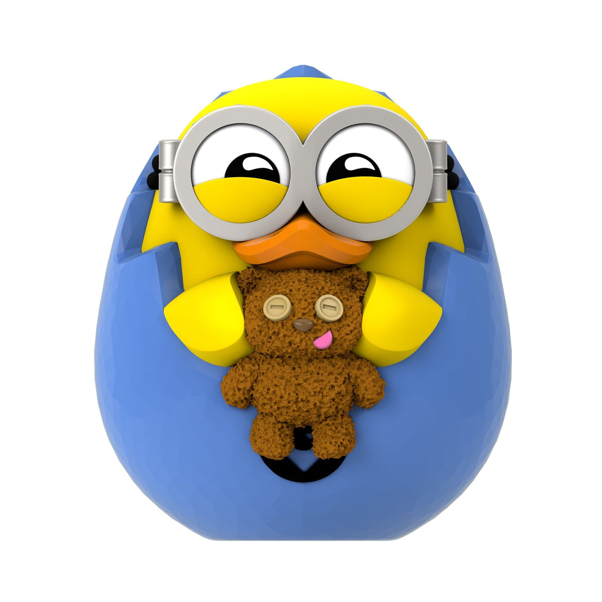 Close up view of Minions Bob TUBBZ Mystery Eggs