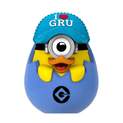 Close up view of Minions Mel TUBBZ Mystery Eggs