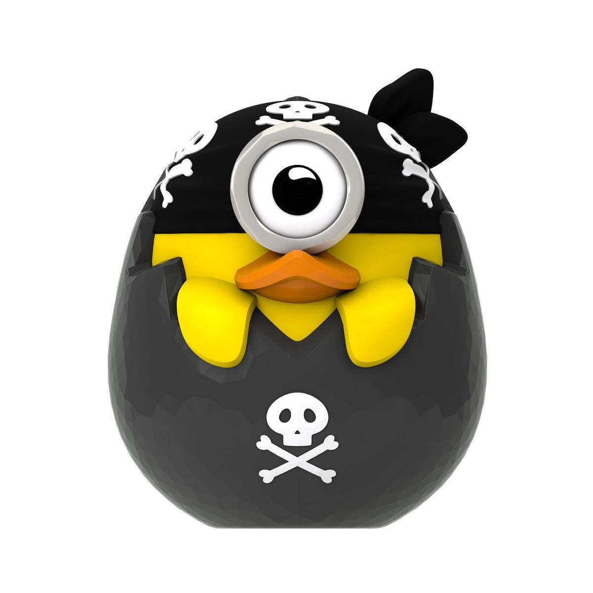 Close up view of Minions Stuart Pirate TUBBZ Mystery Eggs