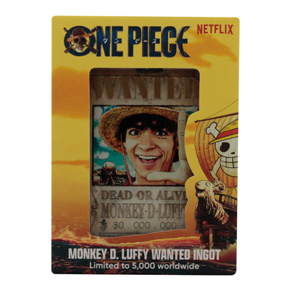 Lingot collector One Piece - Wanted Poster