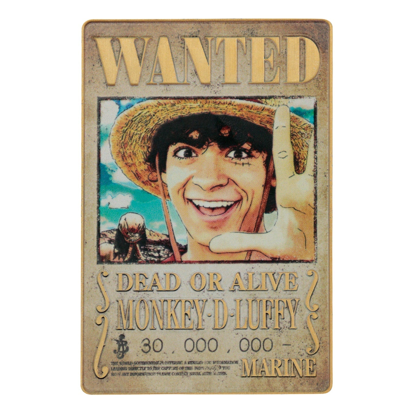 Lingot collector One Piece - Wanted Poster
