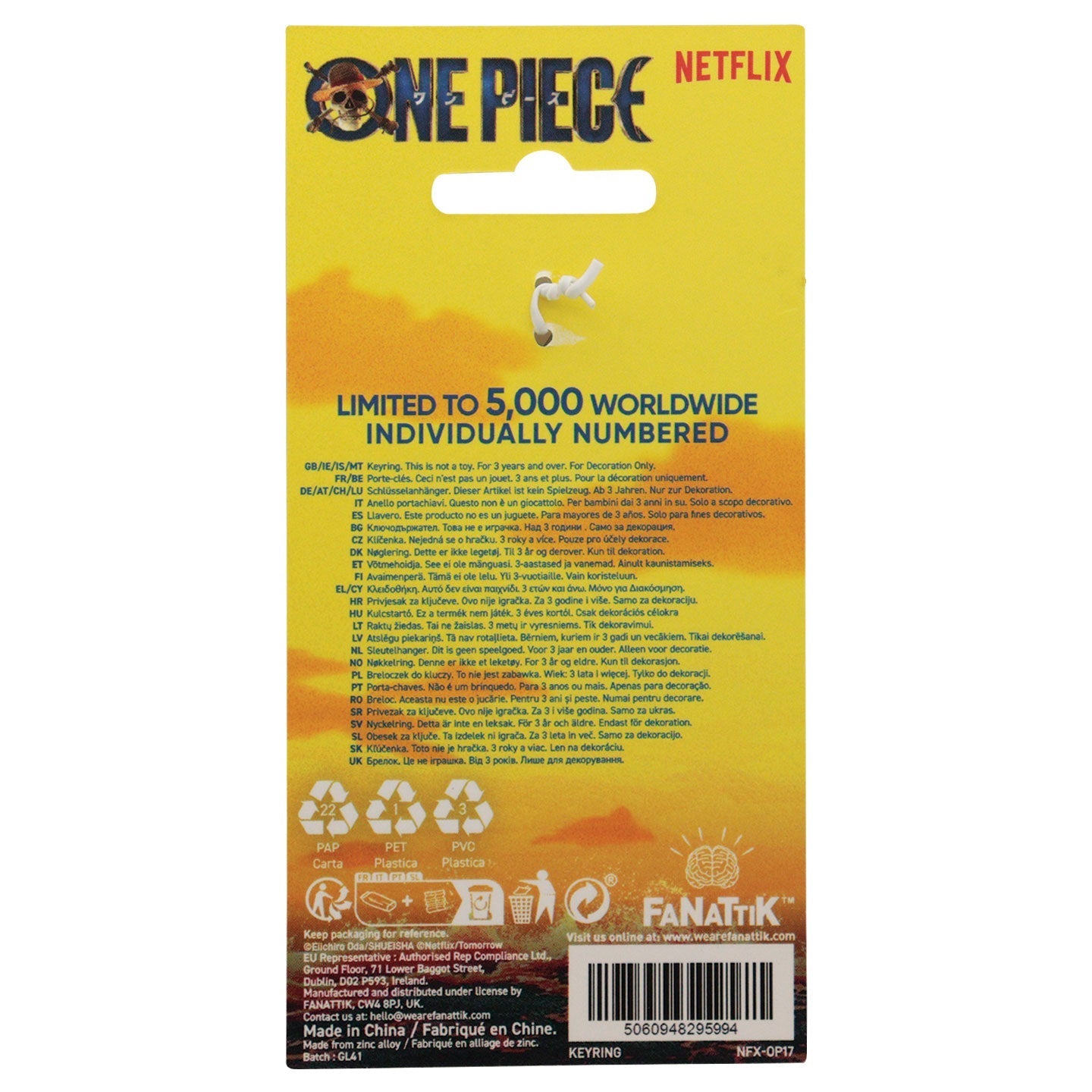 One Piece Schlüsselanhänger - News Coo