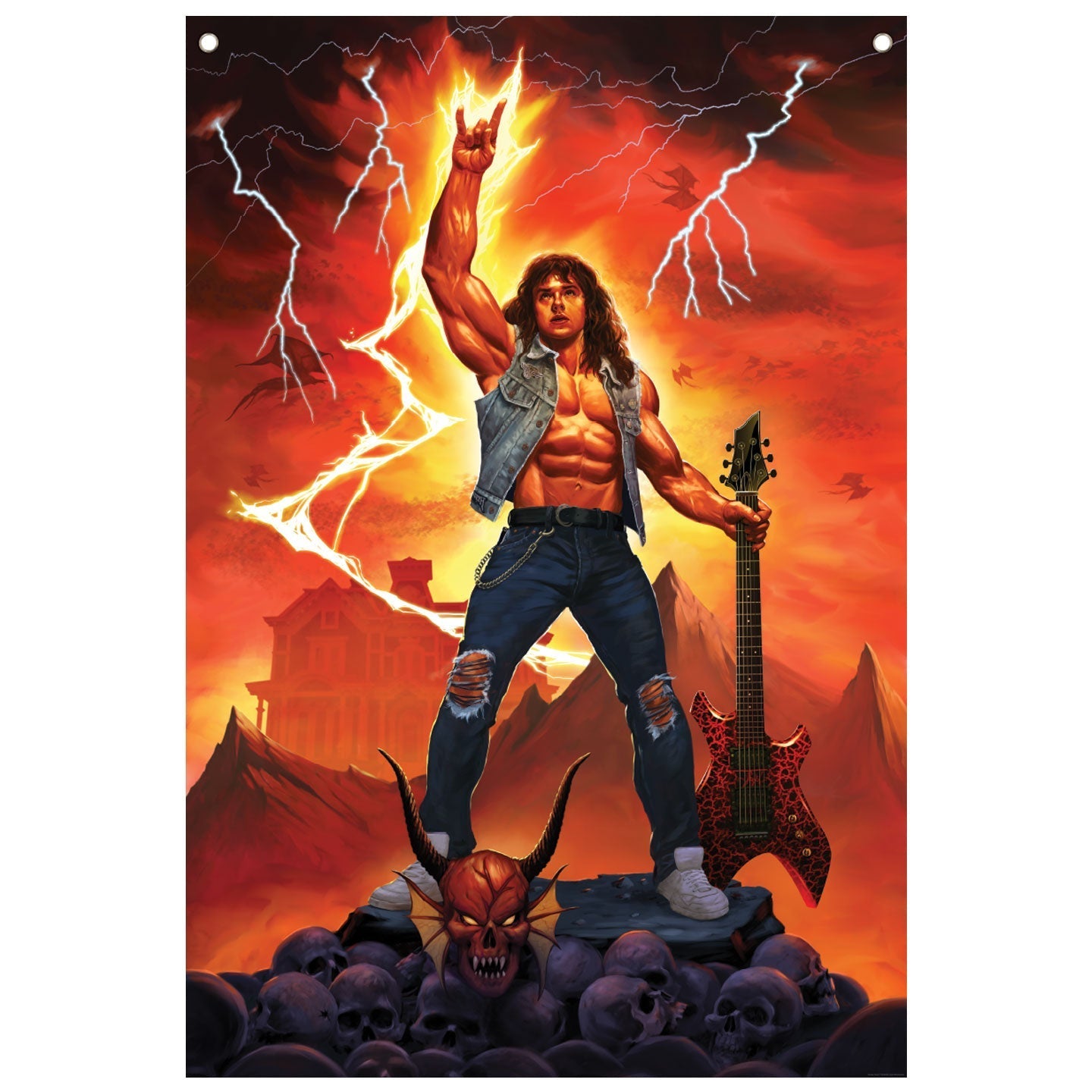 Bannière murale Stranger Things - Eddie Munson