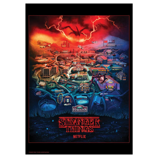 Affiche collector Stranger Things - A3