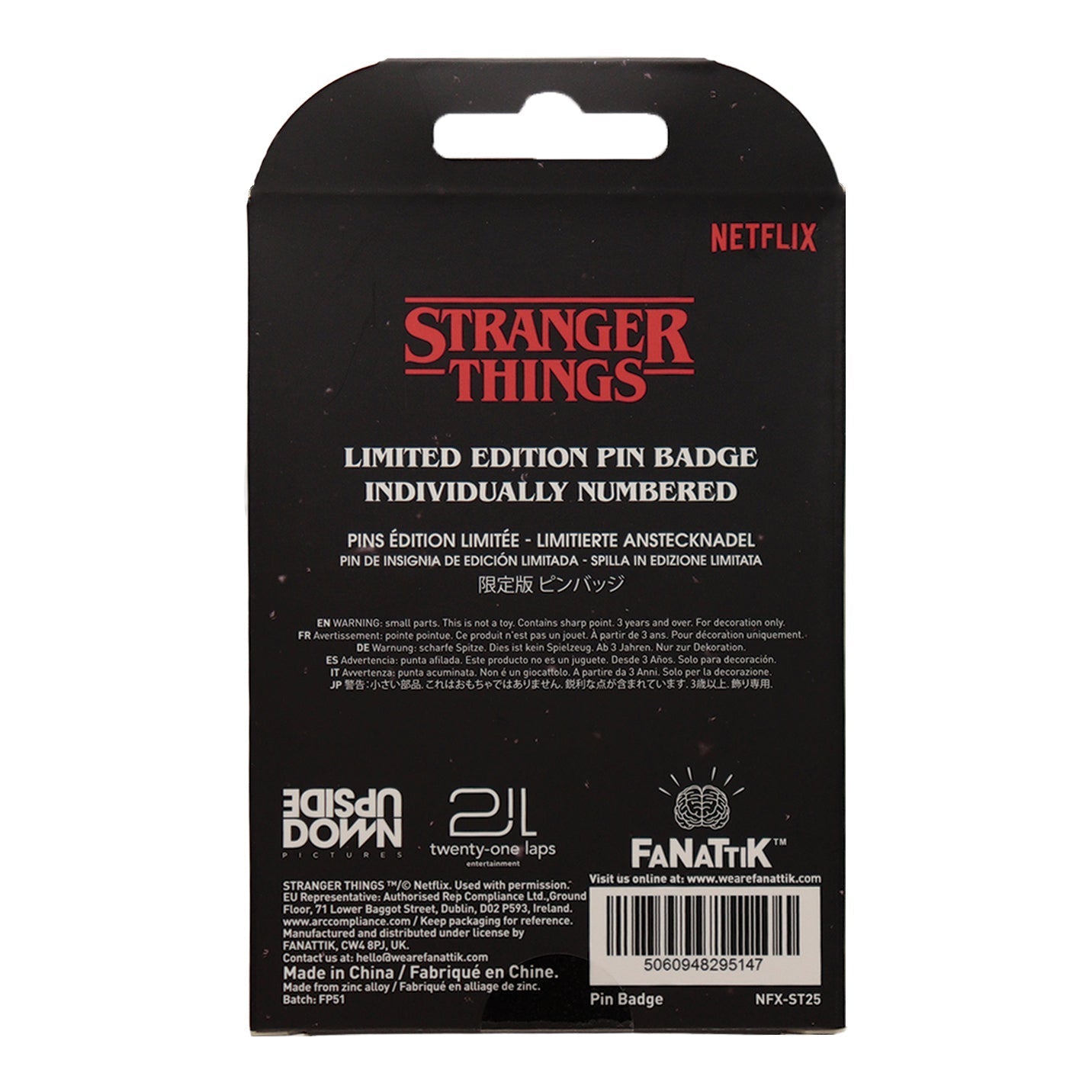 Pin's Stranger Things - Hellfire Lives
