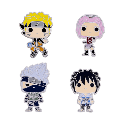 Naruto: Shippuden 4er-Pack Pin-Set 