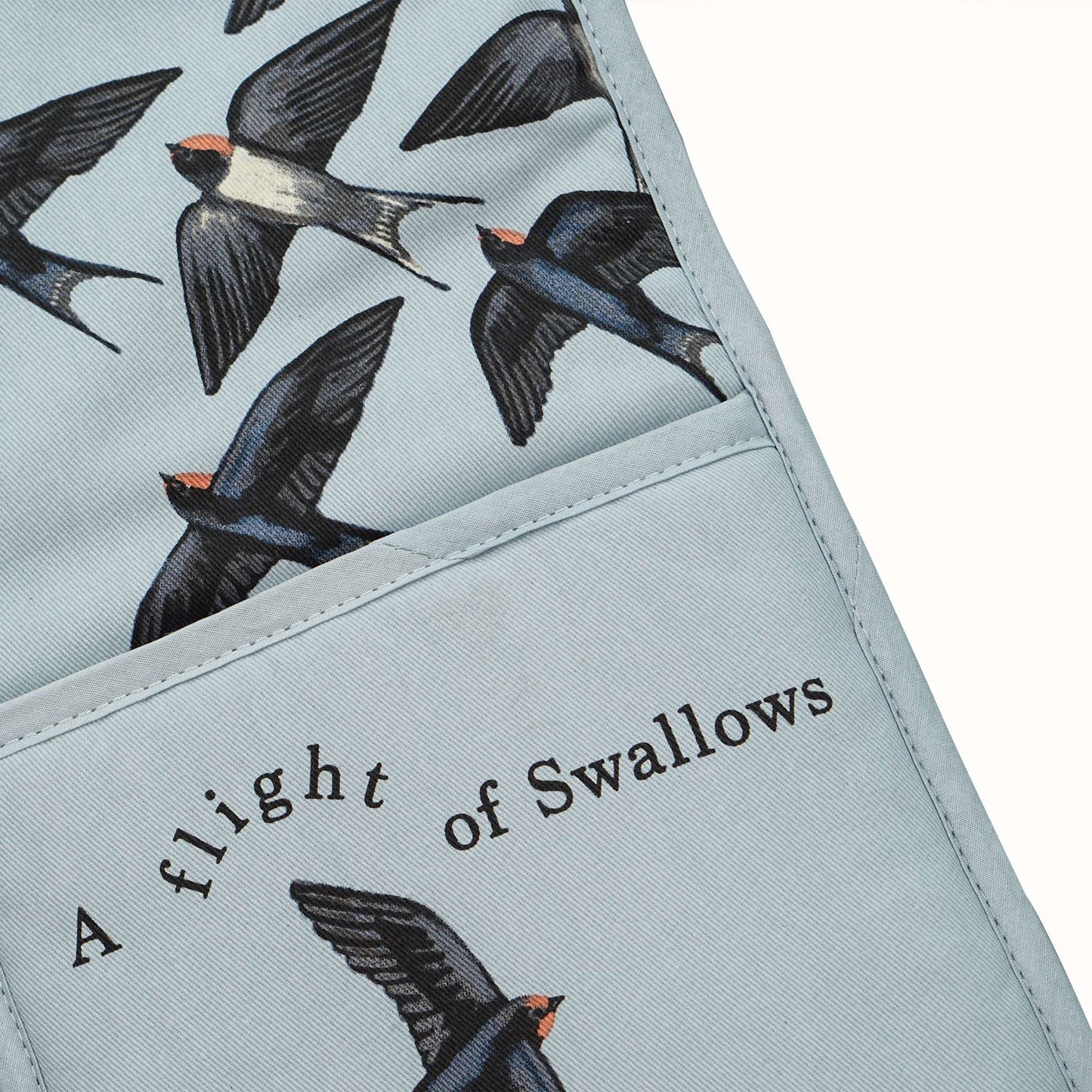 RSPB Double Oven Glove - Crown of Swallows