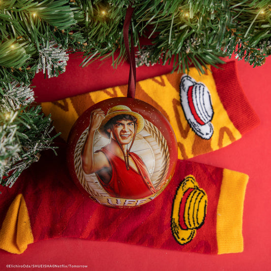 Weihnachtskapsel Luffy-Socken