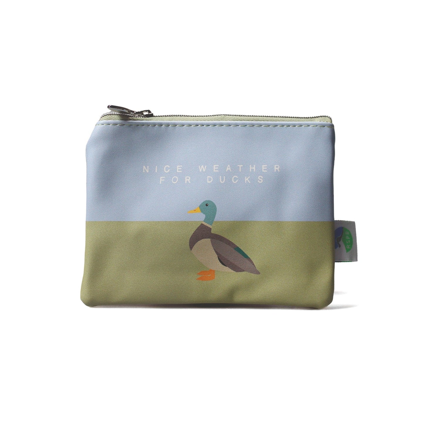 Porte-monnaie RSPB - zippé Canard Colvert