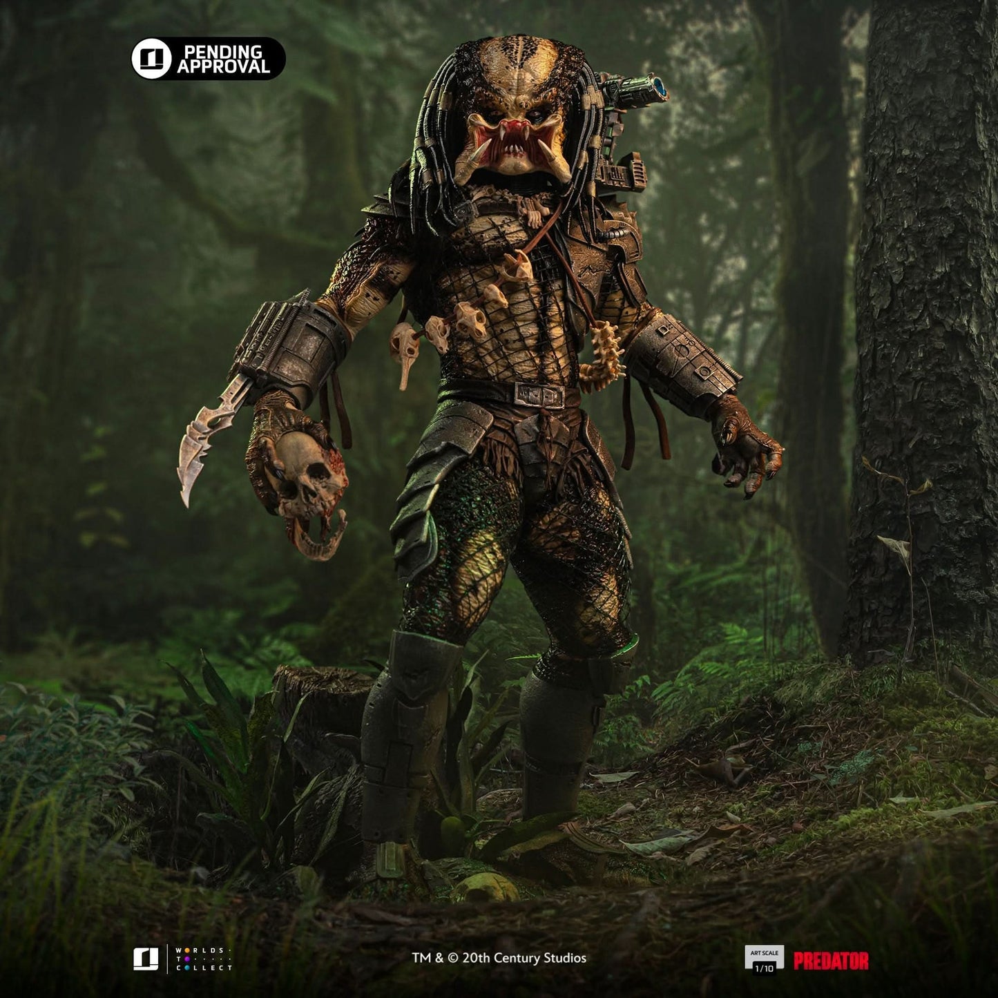 Statue Dschungeljäger - Predator - Art Scale 1/10