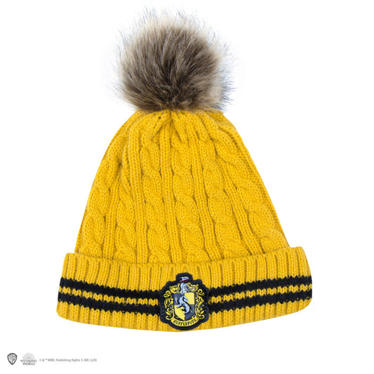 Pompom-Mütze Hufflepuff