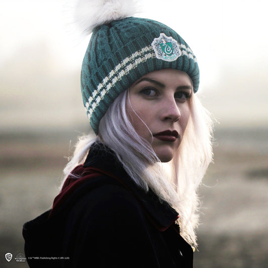 Mütze mit Pompon Slytherin
