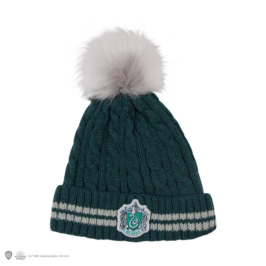 Mütze mit Pompon Slytherin
