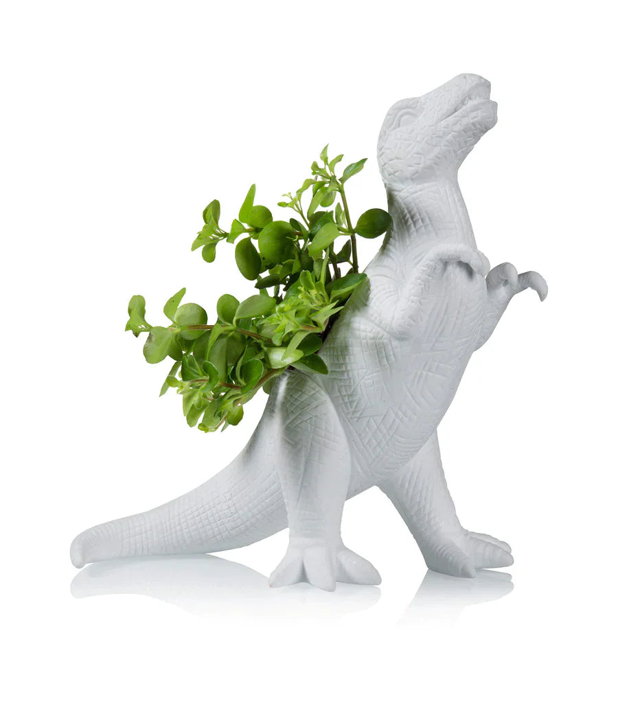 Plantosaurus Rex Dinosaur Flower Pot