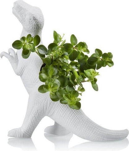Plantosaurus Rex Dinosaur Flower Pot