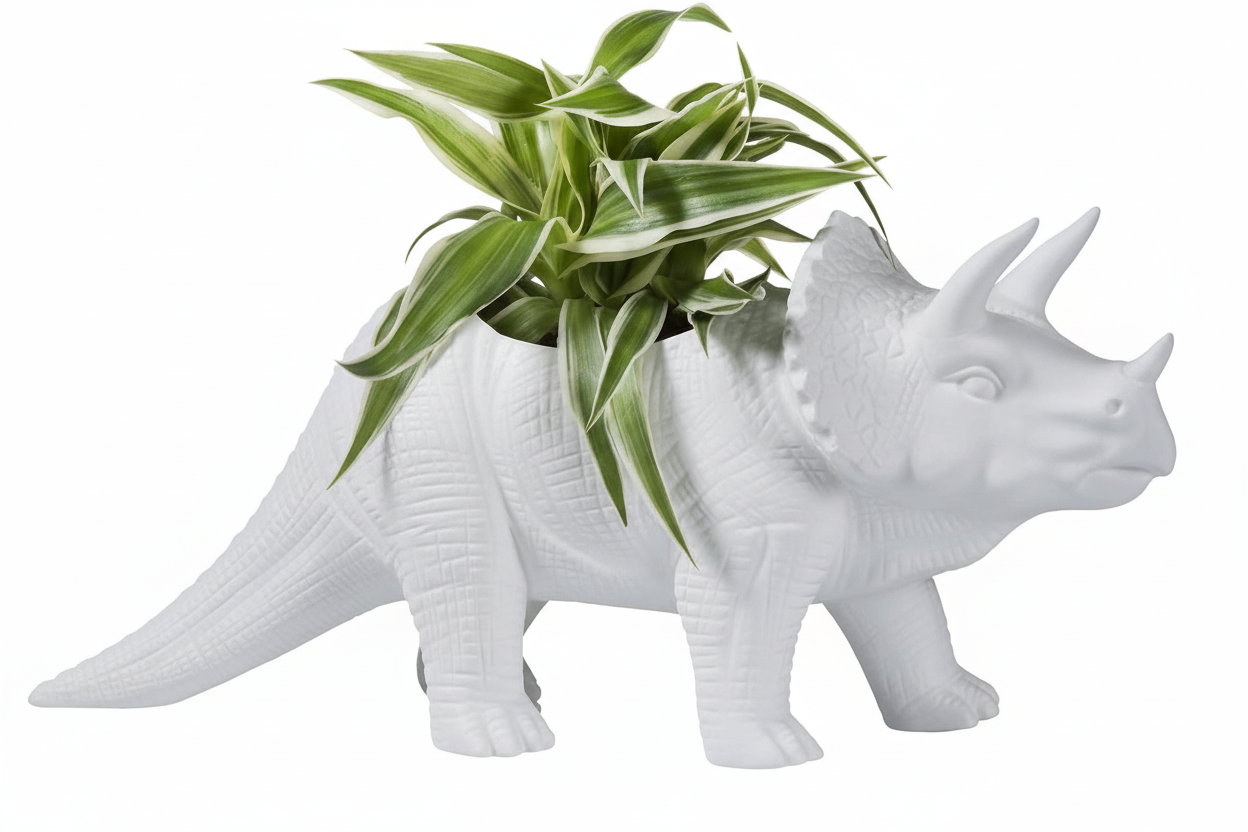 Tricerapot Dinosaur Flower Pot