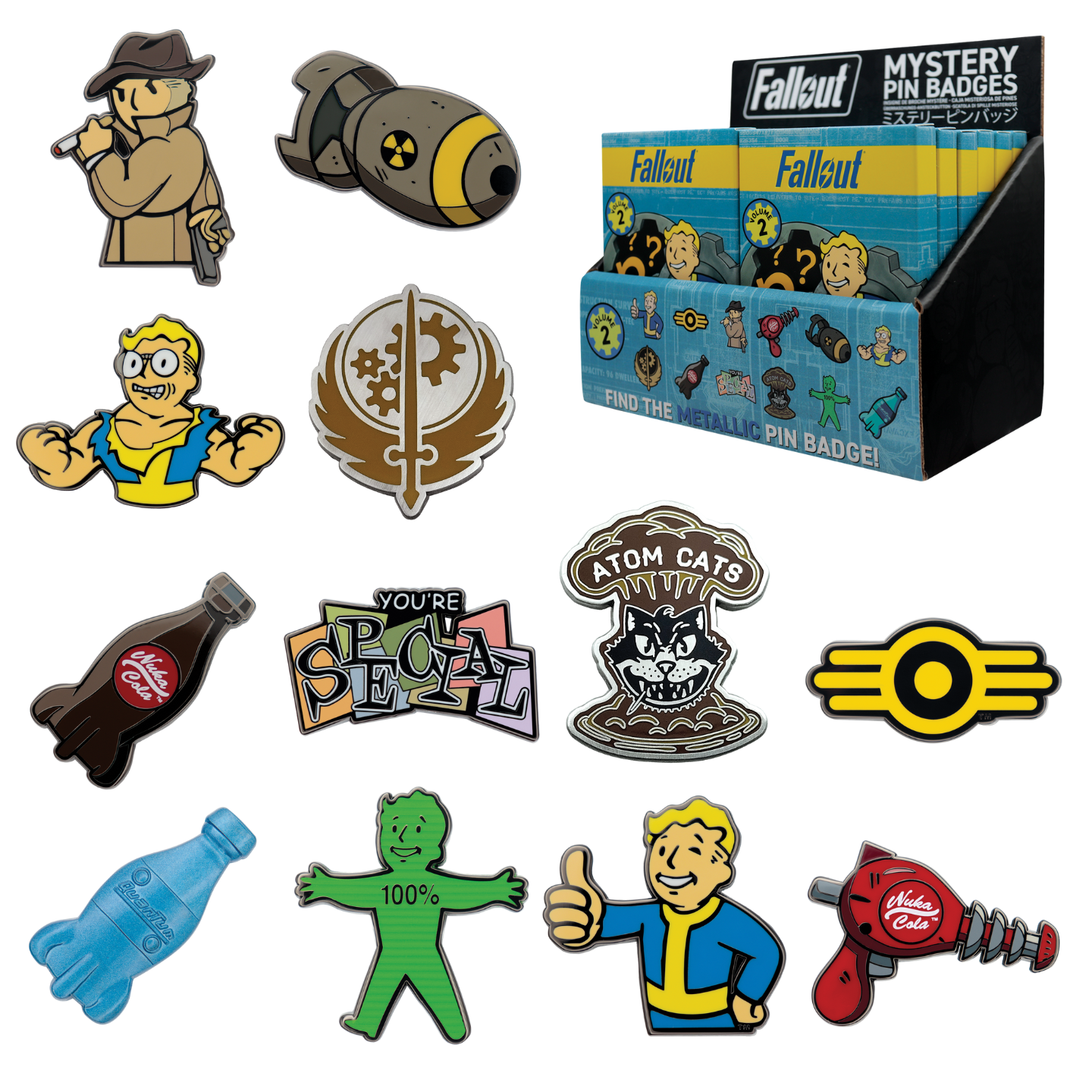 Objet collector Fallout - Mystery Pins Volume 2 CDU of 12