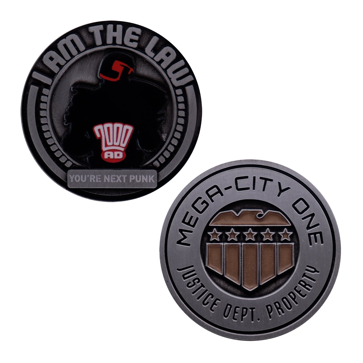 Pièce collector 2000 AD - Judge Dredd Mega City One