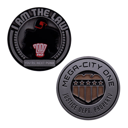Pièce collector 2000 AD - Judge Dredd Mega City One