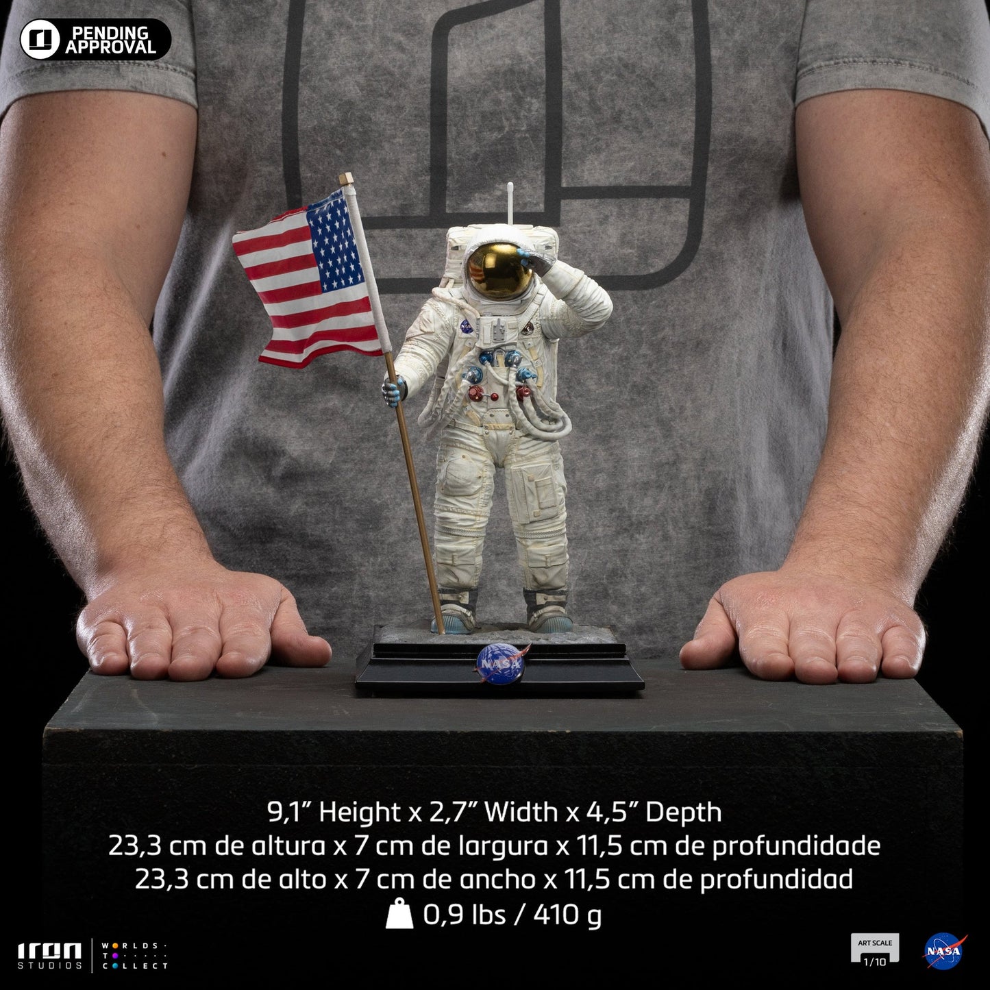 Statue Apollo 11 Astronaut – Nasa – Art Scale 1/10 – Alien