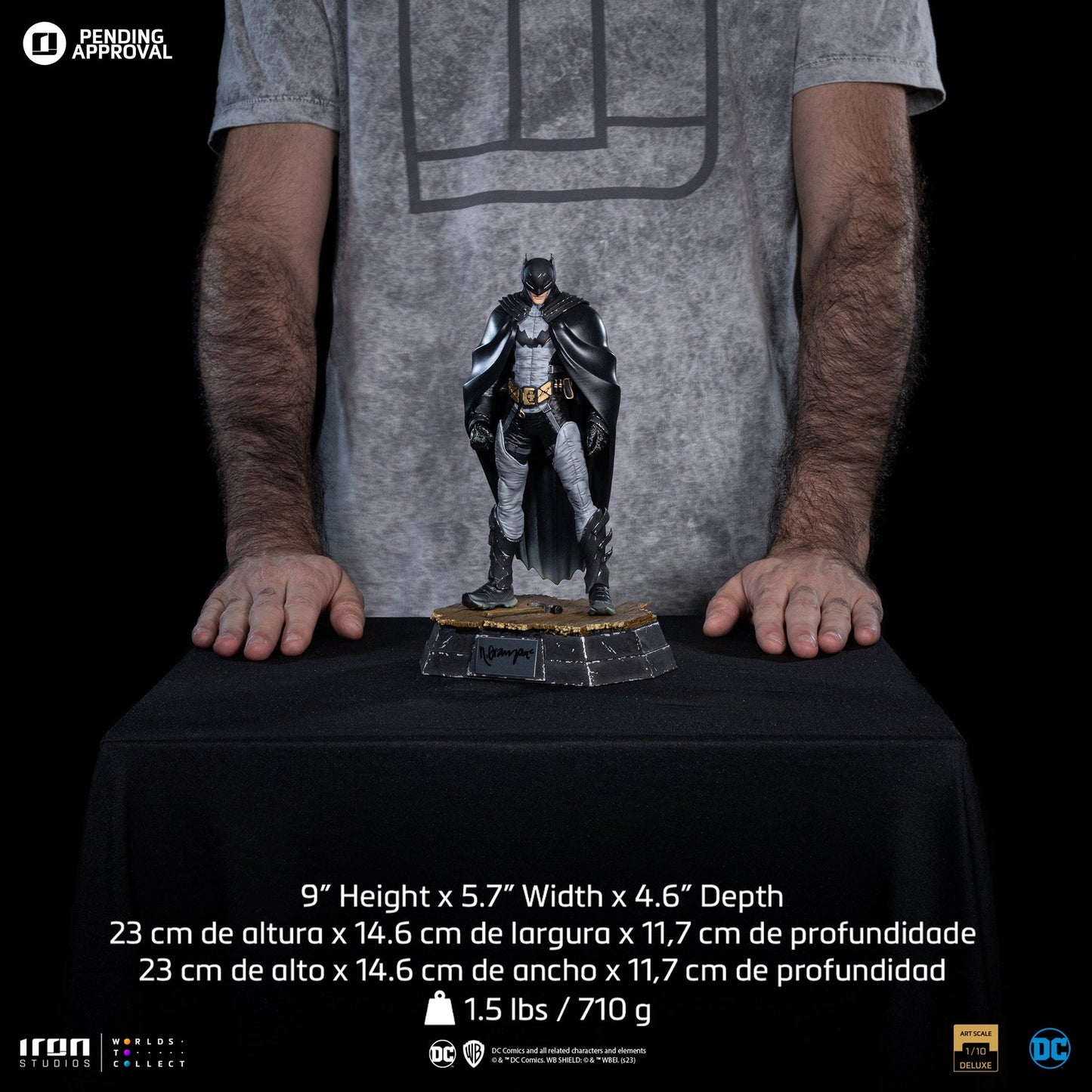 Statue Batman by Rafael Grampá (Signed Version) - DC Comics Series #9 - Art Scale 1/10